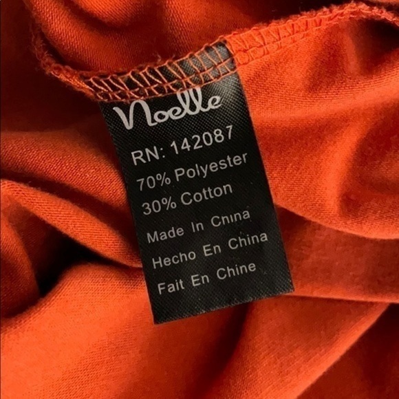 Noelle top orange high low s/m top - Picture 6 of 6